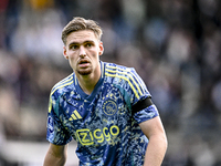 AFC Ajax Amsterdam midfielder Kenneth Taylor plays during the match between Heracles Almelo and Ajax at the Asito Stadium for the Dutch Ered...