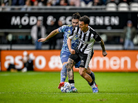 AFC Ajax Amsterdam defender Josip Sutalo and Heracles Almelo forward Jizz Hornkamp participate in the match between Heracles Almelo and Ajax...