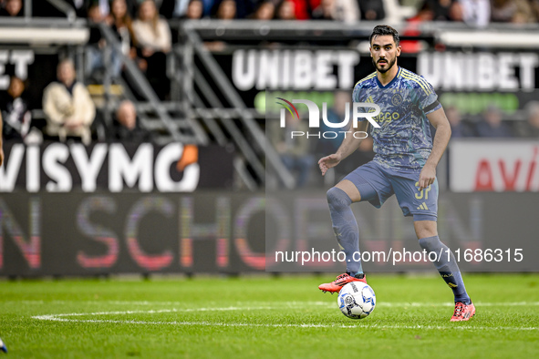 AFC Ajax Amsterdam defender Josip Sutalo plays during the match between Heracles Almelo and Ajax at the Asito Stadium for the Dutch Eredivis...