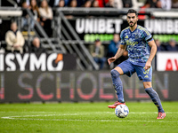 AFC Ajax Amsterdam defender Josip Sutalo plays during the match between Heracles Almelo and Ajax at the Asito Stadium for the Dutch Eredivis...