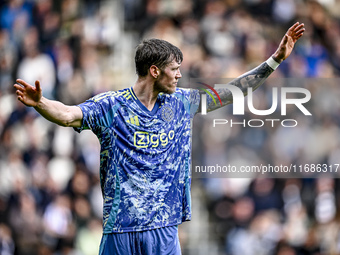 AFC Ajax Amsterdam forward Wout Weghorst plays during the match between Heracles Almelo and Ajax at the Asito Stadium for the Dutch Eredivis...