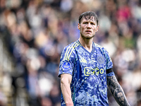 AFC Ajax Amsterdam forward Wout Weghorst plays during the match between Heracles Almelo and Ajax at the Asito Stadium for the Dutch Eredivis...