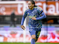 AFC Ajax Amsterdam midfielder Kian Fitz-Jim plays during the match between Heracles Almelo and Ajax at the Asito Stadium for the Dutch Eredi...