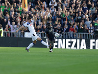 Alfred Duncan of Venezia plays against Mario Pasalic of Atalanta during the Italian Serie A soccer match between Venezia FC and Atalanta BC...