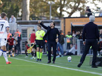 Venezia's head coach Eusebio Di Francesco is present during the Italian Serie A soccer championship match between Venezia FC and Atalanta BC...