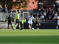 Atalanta's Ederson Jose dos Santos Lourenco da Silva participates in the Italian Serie A soccer championship football match between Venezia...