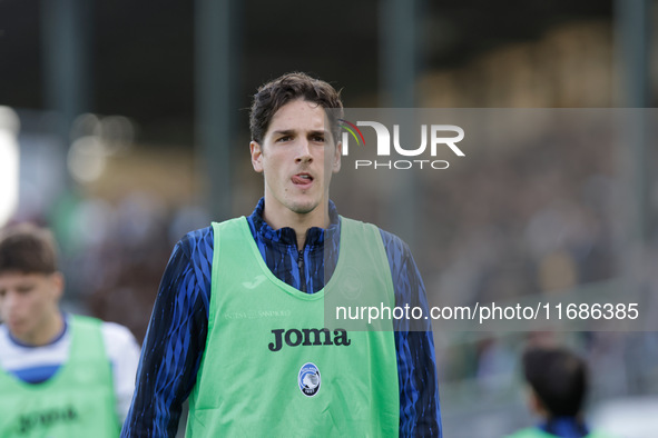 Atalanta's Nicolo Zaniolo participates in the Italian Serie A soccer championship football match between Venezia FC and Atalanta BC at Pierl...