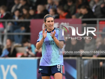 Mariona Caldentey (8 Arsenal) celebrates after scoring the team's first goal during the Barclays FA Women's Super League match between West...