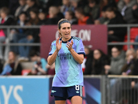 Mariona Caldentey (8 Arsenal) celebrates after scoring the team's first goal during the Barclays FA Women's Super League match between West...