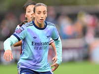 Rosa Kafaji (16 Arsenal) looks on during the Barclays FA Women's Super League match between West Ham United and Arsenal at the Chigwell Cons...