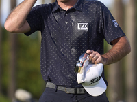 Julien Guerrier of France celebrates victory on the 18th green, on the ninth play-off hole, during day four of the Estrella Damm N.A. Andalu...