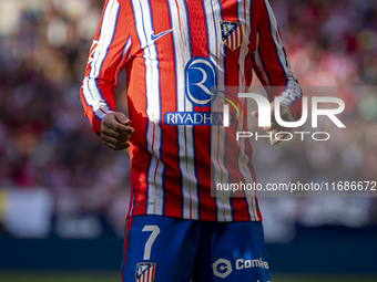 Antoine Griezmann of Atletico de Madrid is seen during the La Liga EA Sports 2024/25 football match between Atletico de Madrid and CD Legane...