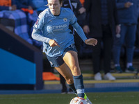 Lauren Hemp #11 of Manchester City W.F.C. participates in the Barclays FA Women's Super League match between Manchester City and Aston Villa...