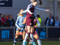 During the Barclays FA Women's Super League match between Manchester City and Aston Villa at the Joie Stadium in Manchester, England, on Oct...