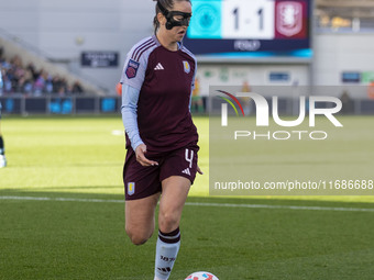 Anna Patten #4 of Aston Villa W.F.C. participates in the Barclays FA Women's Super League match between Manchester City and Aston Villa at t...