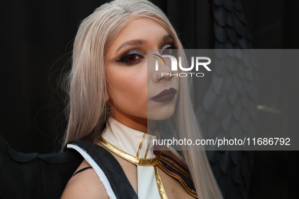 Cosplayer Melanie from Venezuela dresses as Melanie from Venezuela for New York Comic Con at the Javits Center in New York City, on October...