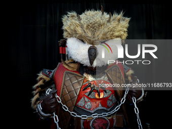 Cosplayer Sam Abrams from Long Island dresses as Ranger from Dungeons and Dragons for New York Comic Con at the Javits Center in New York Ci...