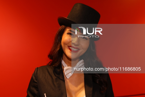 Cosplayer Alexis from New York City dresses as Zatanna for New York Comic Con at the Javits Center in New York City, on October 19, 2024. 