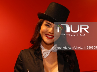 Cosplayer Alexis from New York City dresses as Zatanna for New York Comic Con at the Javits Center in New York City, on October 19, 2024. (