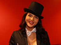 Cosplayer Alexis from New York City dresses as Zatanna for New York Comic Con at the Javits Center in New York City, on October 19, 2024. (