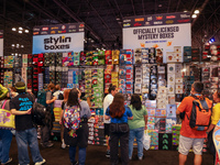 People attend the New York Comic Con 2024 at the Jacob Javits Center in New York City, United States, on October 19, 2024. New York Comic Co...