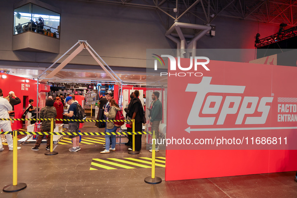 People attend the New York Comic Con 2024 at the Jacob Javits Center in New York City, United States, on October 19, 2024. New York Comic Co...