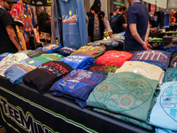 People attend the New York Comic Con 2024 at the Jacob Javits Center in New York City, United States, on October 19, 2024. New York Comic Co...