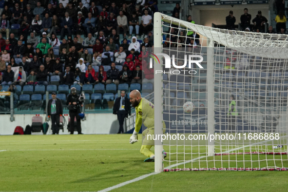 Milinkovic Savic of Torino FC participates in the Serie A TIM match between Cagliari Calcio and Torino FC in Italy on October 20, 2024. 