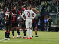 Nicolas Viola (#10 Cagliari Calcio) participates in the Serie A TIM match between Cagliari Calcio and Torino FC in Italy on October 20, 2024...