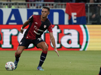 Gabriele Zappa (#28 Cagliari Calcio) participates in the Serie A TIM match between Cagliari Calcio and Torino FC in Italy on October 20, 202...