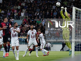 Milinkovic Savic of Torino FC participates in the Serie A TIM match between Cagliari Calcio and Torino FC in Italy on October 20, 2024. (