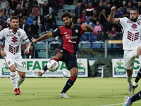 Sebastiano Luperto (#6 Cagliari Calcio) participates in the Serie A TIM match between Cagliari Calcio and Torino FC in Italy on October 20,...