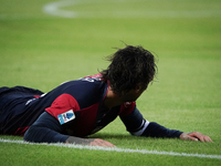 Nicolas Viola (#10 Cagliari Calcio) participates in the Serie A TIM match between Cagliari Calcio and Torino FC in Italy on October 20, 2024...