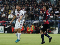 Nikola Vlasic of Torino FC participates in the Serie A TIM match between Cagliari Calcio and Torino FC in Italy on October 20, 2024 (