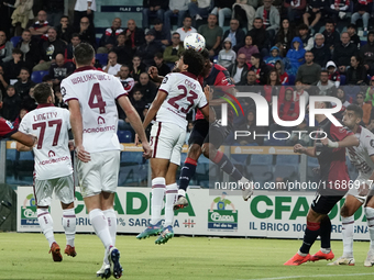 During the Serie A TIM match between Cagliari Calcio and Torino FC in Italy, on October 20, 2024 (