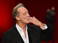 Vincent Lindon at the closing night of the Lyon Light Festival in Lyon, France, on October 20, 2024. (