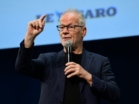 Thierry Fremaux at the closing night of the Lyon Light Festival in Lyon, France, on October 20, 2024. (