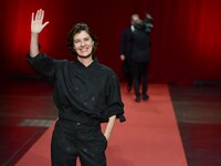 Irene Jacob at the closing night of the Lyon Light Festival in Lyon, France, on October 20, 2024. (