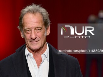 Vincent Lindon at the closing night of the Lyon Light Festival in Lyon, France, on October 20, 2024. (