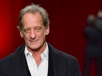 Vincent Lindon at the closing night of the Lyon Light Festival in Lyon, France, on October 20, 2024. (