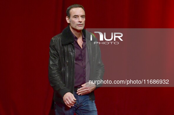 The first public tribute for the actor Alain Delon takes place in the presence of his son Anthony Delon at the closing night of the Lyon Lig...