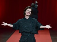 Irene Jacob at the closing night of the Lyon Light Festival in Lyon, France, on October 20, 2024. (