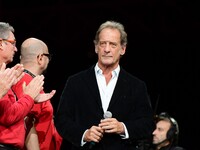 Vincent Lindon attends the closing night of the Lyon Light Festival in Lyon, France, on October 20, 2024. (