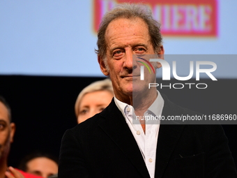 Vincent Lindon attends the closing night of the Lyon Light Festival in Lyon, France, on October 20, 2024. (