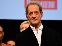 Vincent Lindon attends the closing night of the Lyon Light Festival in Lyon, France, on October 20, 2024. (