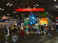 People check out the New York Comic Con 2024 at the Jacob Javits Center in New York City, United States, on October 20, 2024. New York Comic...