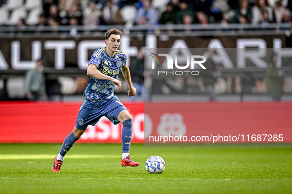 AFC Ajax Amsterdam defender Youri Baas plays during the match between Heracles Almelo and Ajax at the Asito stadium for the Dutch Eredivisie...