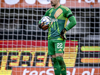 AFC Ajax Amsterdam goalkeeper Remko Pasveer participates in the match between Heracles Almelo and Ajax at the Asito stadium for the Dutch Er...