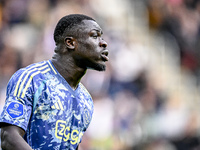 AFC Ajax Amsterdam forward Brian Brobbey plays during the match between Heracles Almelo and Ajax at the Asito Stadium for the Dutch Eredivis...