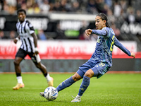 AFC Ajax Amsterdam midfielder Kian Fitz-Jim plays during the match between Heracles Almelo and Ajax at the Asito Stadium for the Dutch Eredi...